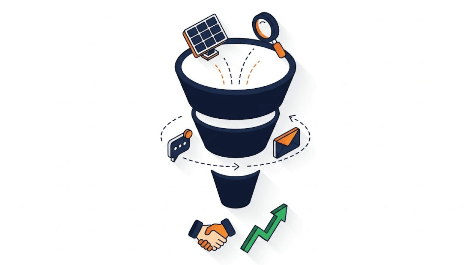 R-DGTL solar lead generation system: generate, nurture, convert